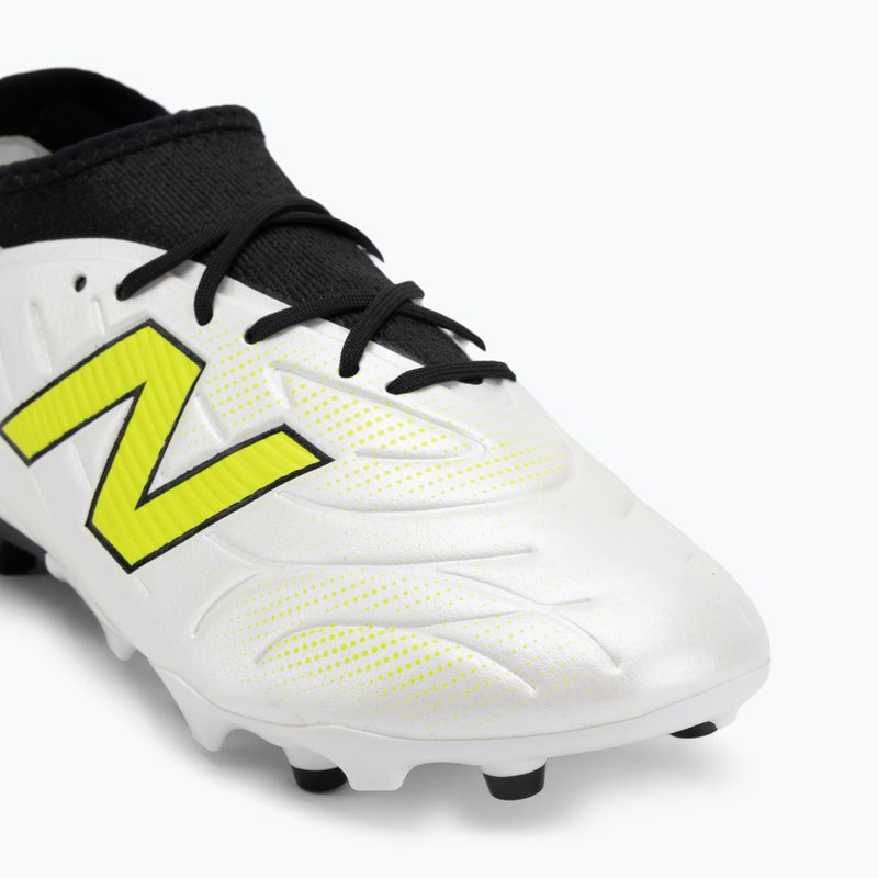 Buty do piłki nożnej dziecięce New Balance Tekela Team Low JR FG white 7