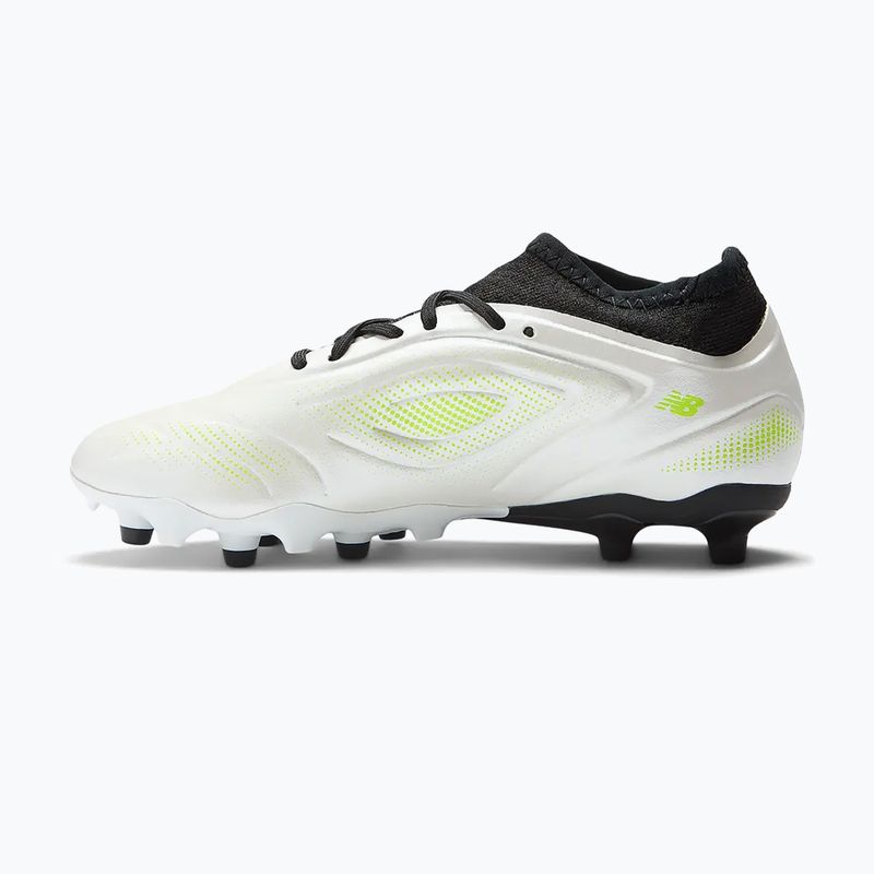 Buty do piłki nożnej dziecięce New Balance Tekela Team Low JR FG white 2