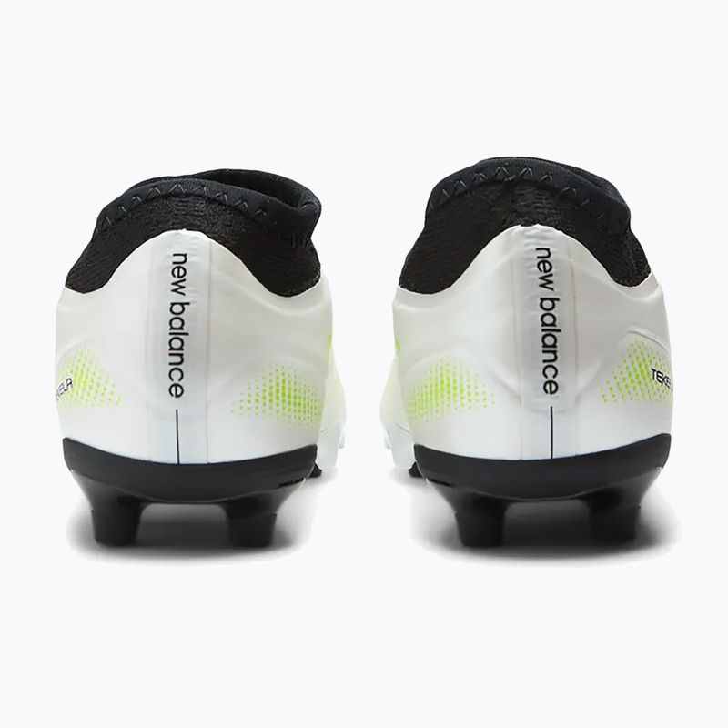 Buty do piłki nożnej dziecięce New Balance Tekela Team Low JR FG white 4