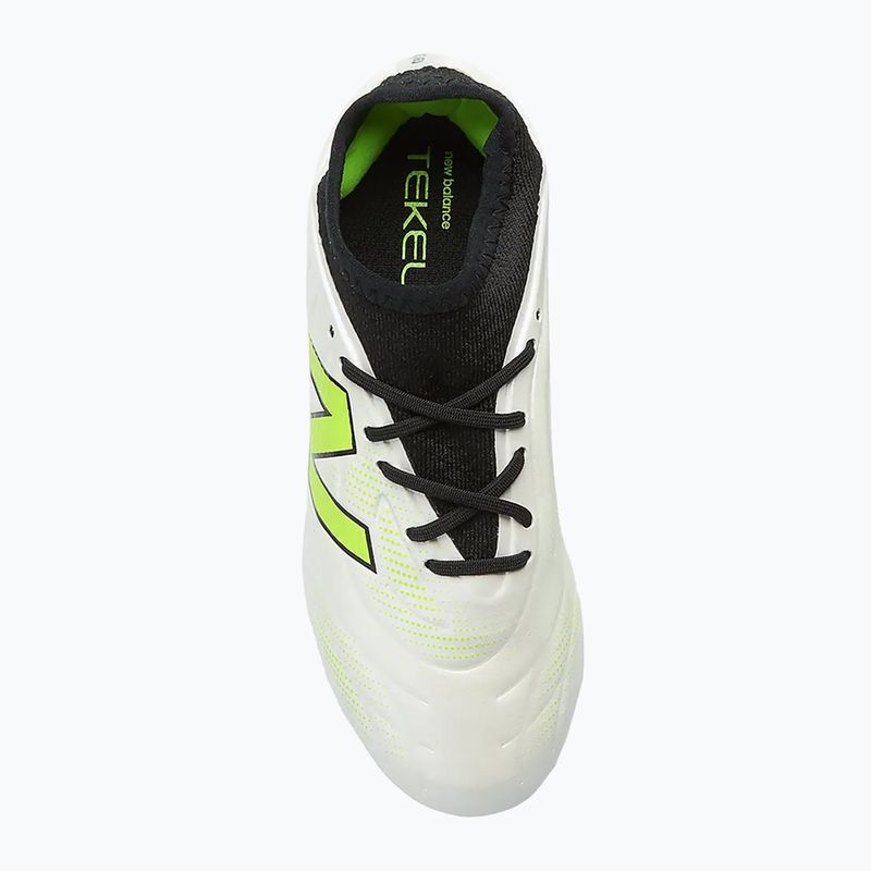Buty do piłki nożnej dziecięce New Balance Tekela Team Low JR FG white 6