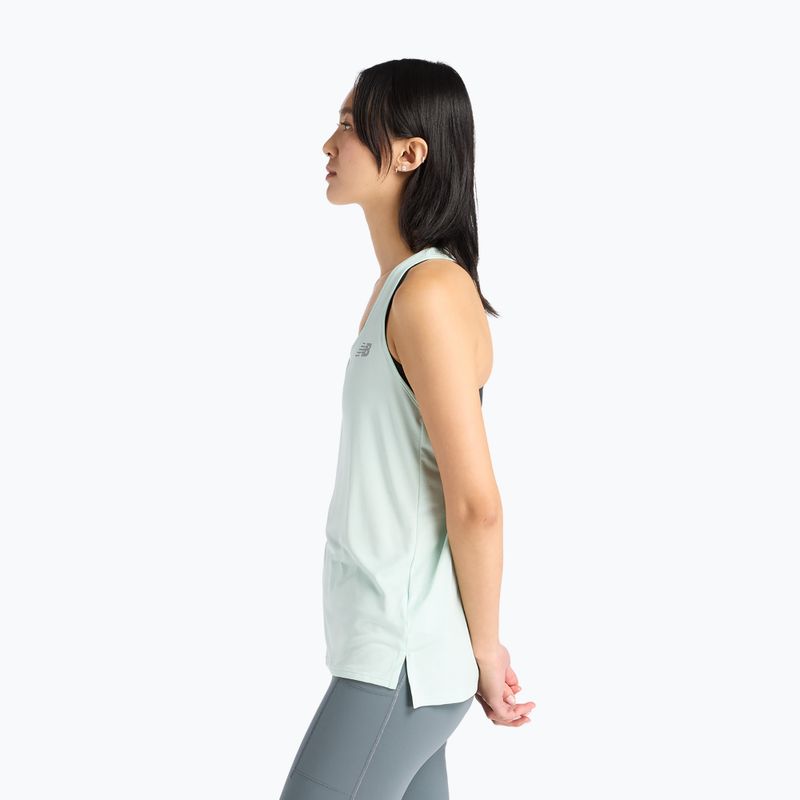 Koszulka do biegania damska New Balance Sport Essentials Tank cosmic jade 3