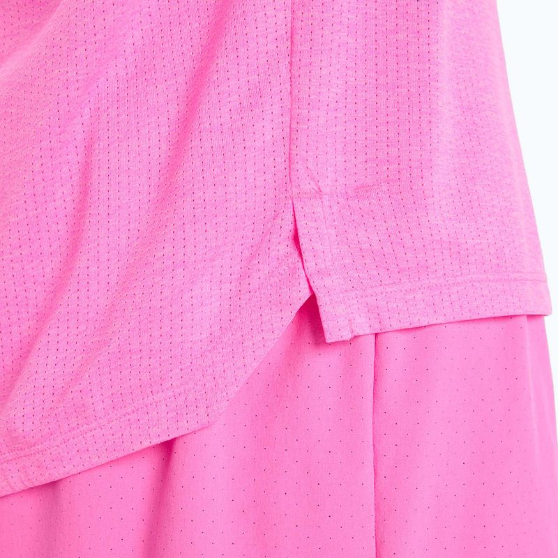 Koszulka męska New Balance Athletics Run pink heat heather 6