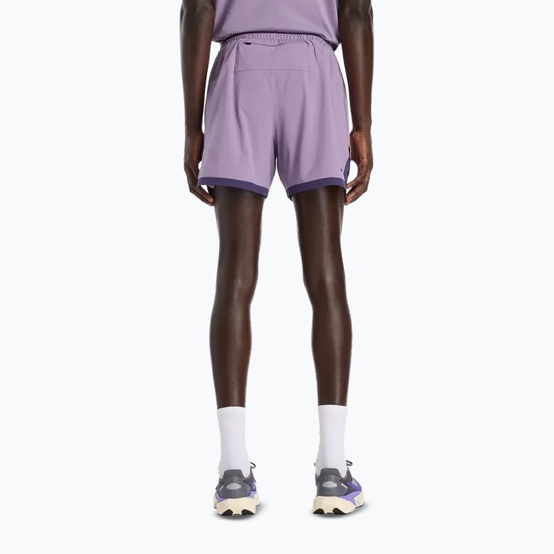 Spodenki do biegania męskie New Balance Run Essentials 5" condied violet 3