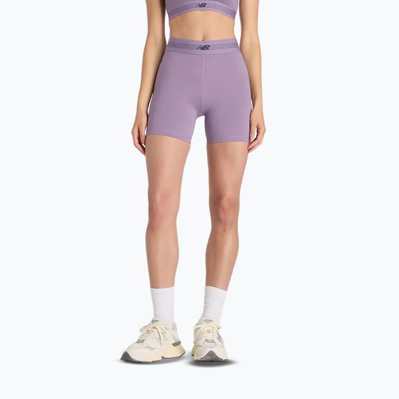 Spodenki damskie New Balance AC Fitted 5" candied violet