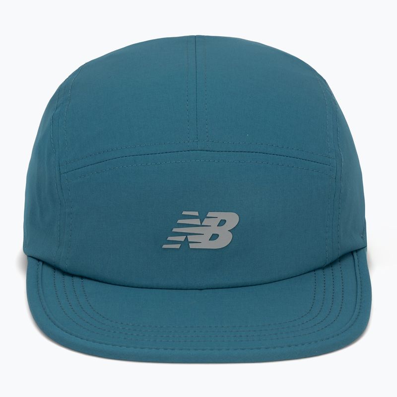 Czapka z daszkiem New Balance 6 Panel Performance V 2.0 big teal 2