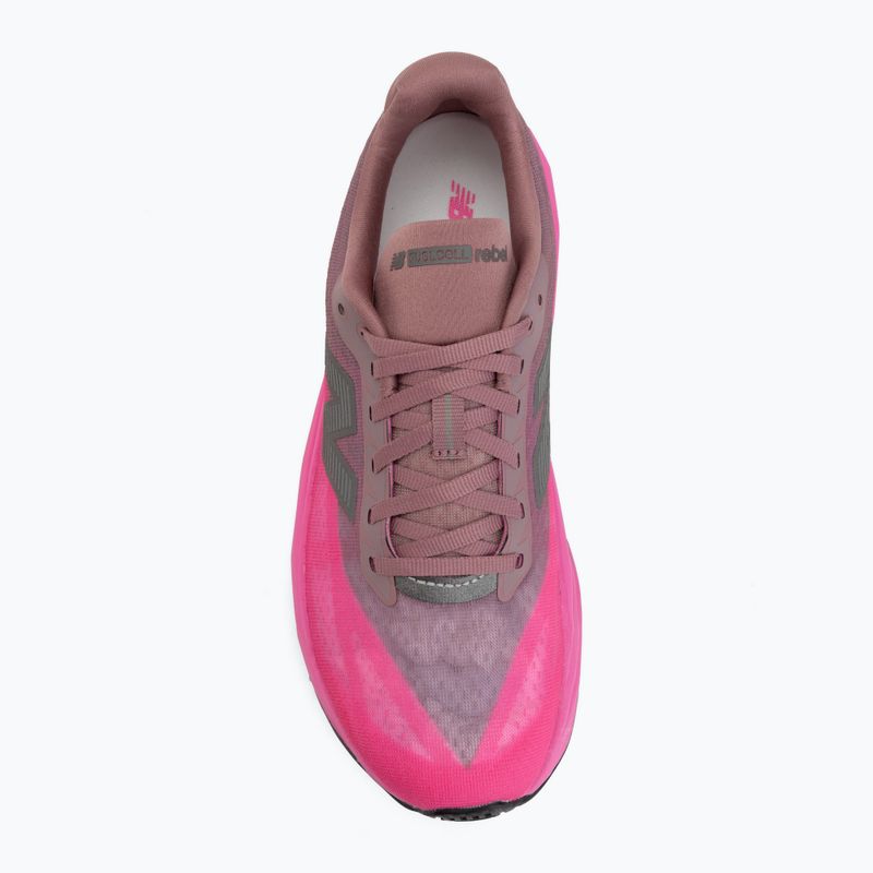 Buty do biegania męskie New Balance FuelCell Rebel V5 pink heat/rosewood 5