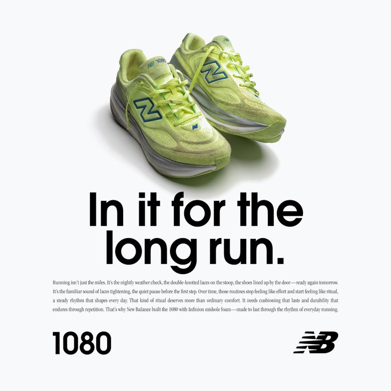 Buty do biegania męskie New Balance 1080'S V15 afterglow/blue bird/silver metallic 8