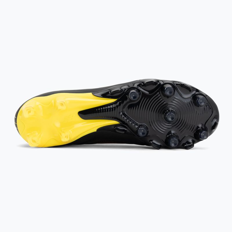 Buty piłkarskie New Balance Tekela Team Low V5 FG black 100/punch yellow/fire cracker 4