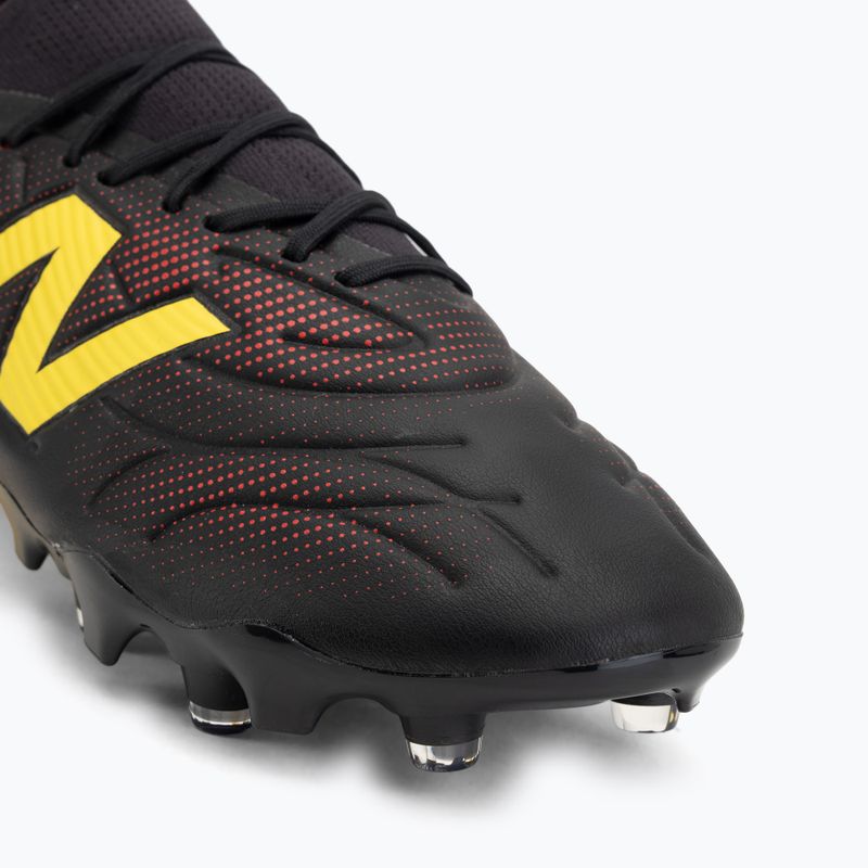 Buty piłkarskie New Balance Tekela Team Low V5 FG black 100/punch yellow/fire cracker 7