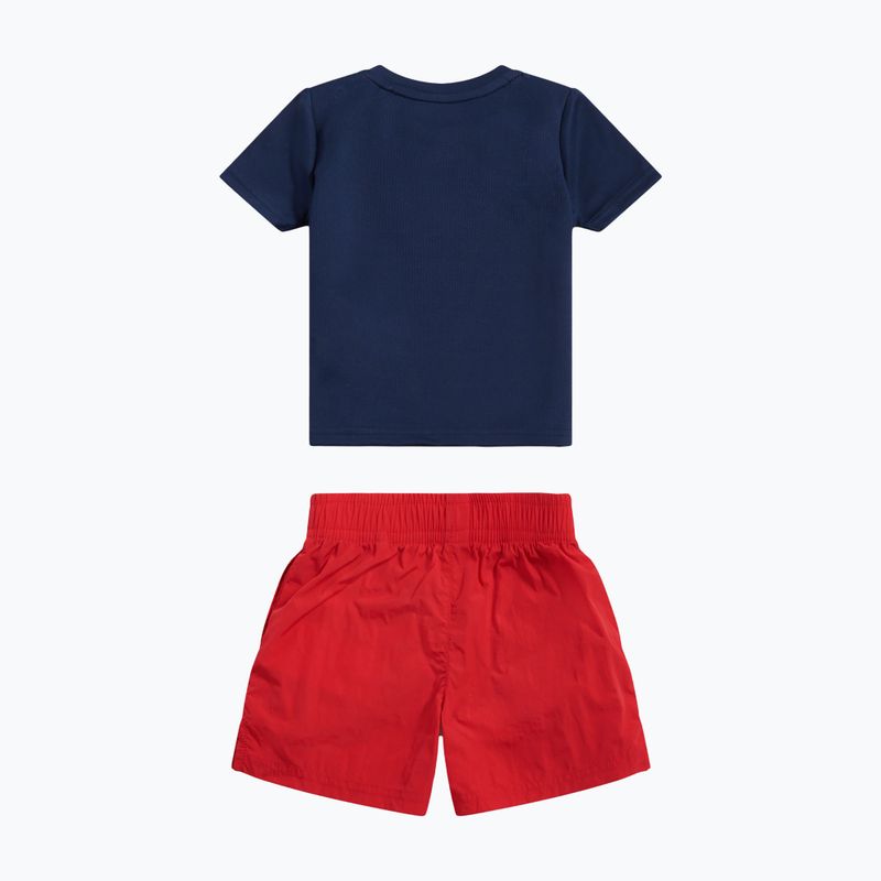Komplet dziecięcy New Balance Contrast Athletic Tee & Nylon Short nb navy 2