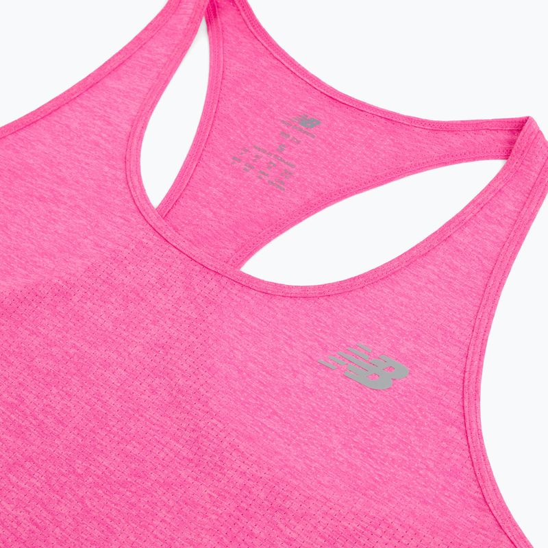 Koszulka damska New Balance Athletics Tank pink heat heather 3