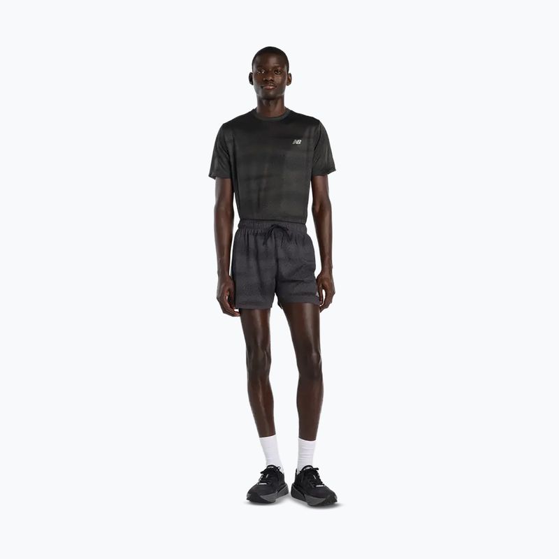 Koszulka męska New Balance Athletics Printed black/grey 2