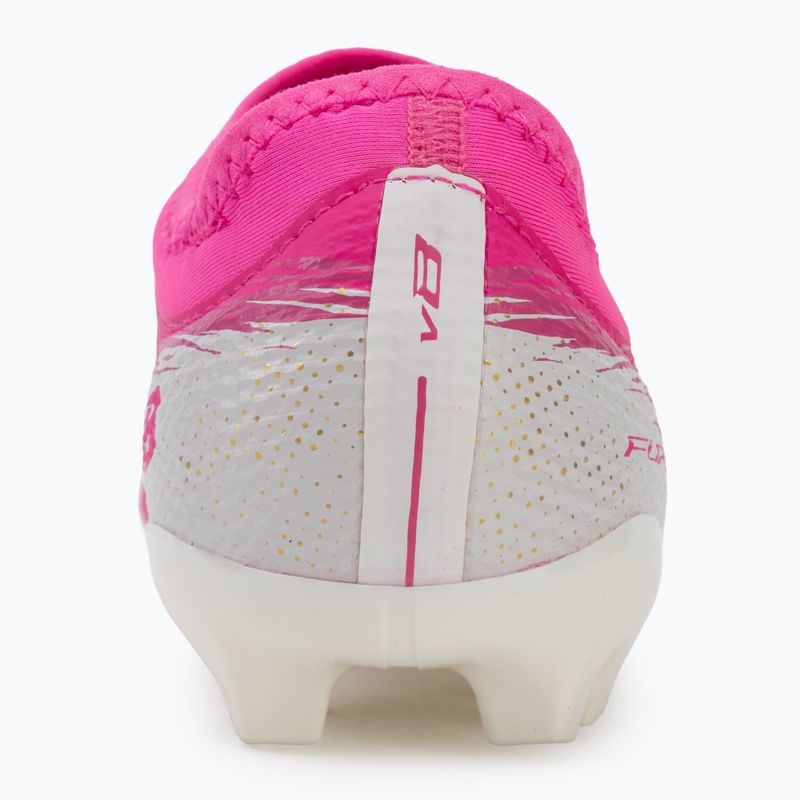 Buty piłkarskie dziecięce New Balance Furon Team V8 FG pink heat/sea salt/gold metallic 6