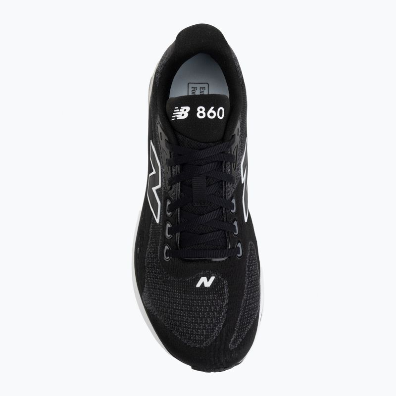 Buty do biegania męskie New Balance Fresh Foam 860's V15 black/ 103 white 5