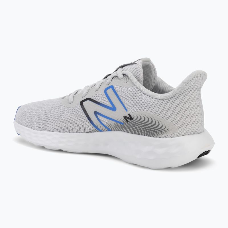 Buty do biegania męskie New Balance Fresh Foam 411's V3 grey matter/blue bird/black 3