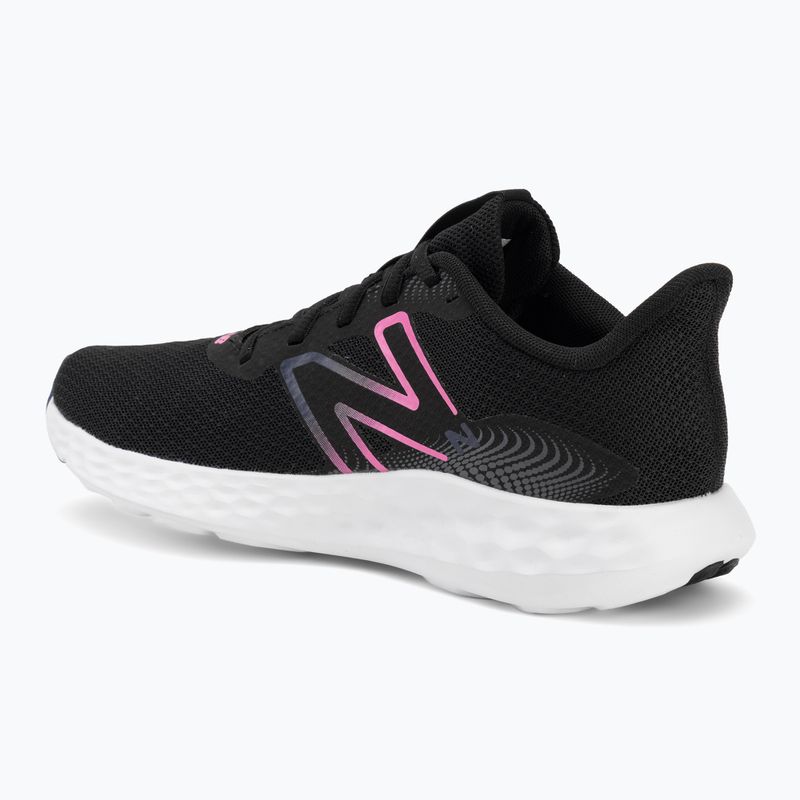 Buty do biegania damskie New Balance Fresh Foam 411's V3 black/real pink/blue oyster 3