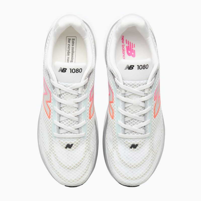 Buty do biegania męskie New Balance 1080'S V15 103 white/pink heat/tangerine heat 3