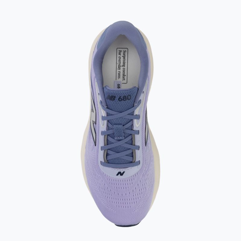 Buty do biegania damskie New Balance Fresh Foam 680's V9 glint blue/fairweather blue/ navy 5