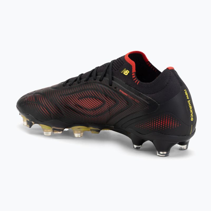 Buty piłkarskie New Balance Tekela Elite Low V5 FG black 100/punch yellow/fire cracker 3