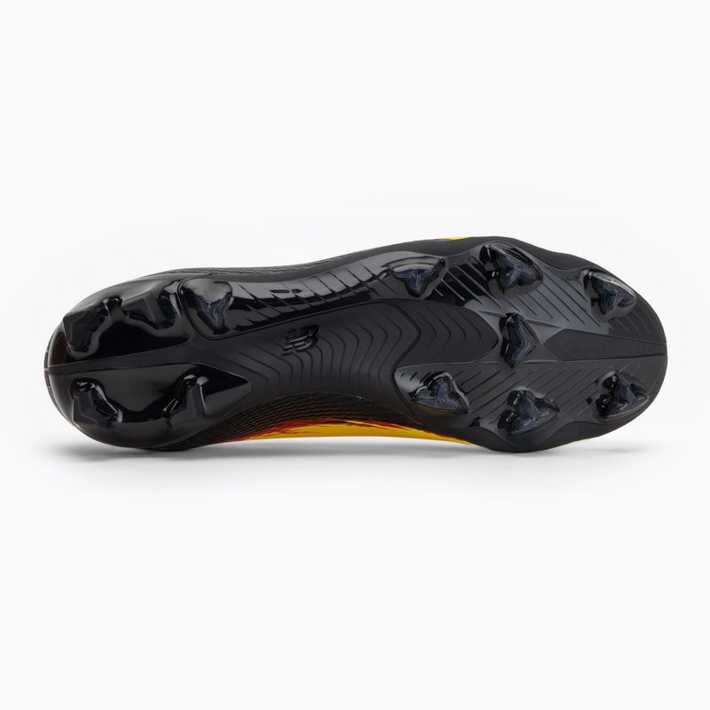 Buty piłkarskie New Balance Furon Team V8 FG punch yellow/black 100/fire cracker 4