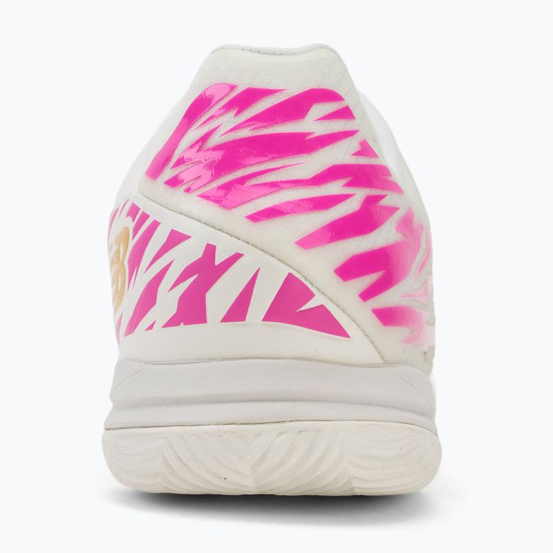 Buty piłkarskie New Balance Furon Pro V8 IN pink heat/sea salt/gold metallic 6