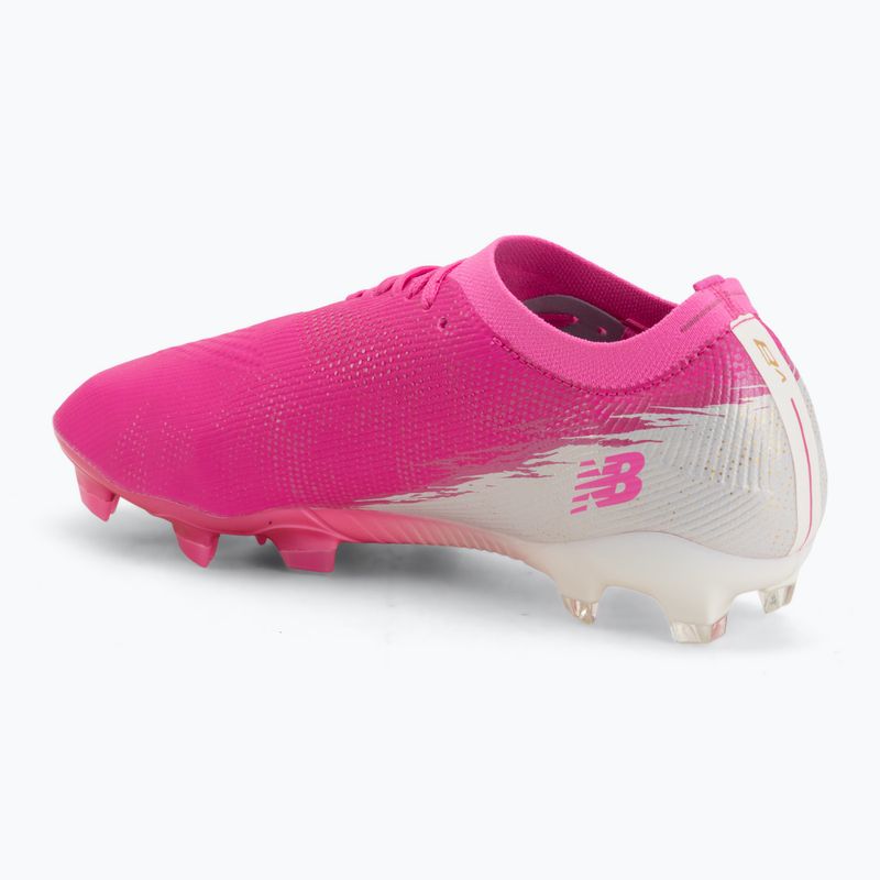 Buty piłkarskie New Balance Furon Elite V8 SG pink heat/sea salt/gold metallic 3