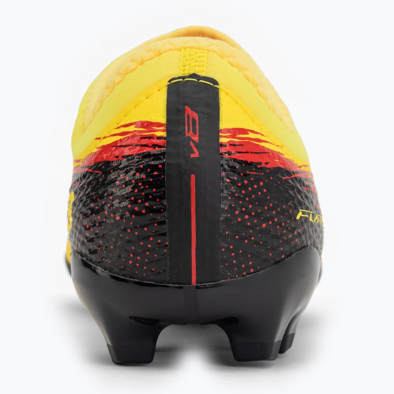 Buty piłkarskie dziecięce New Balance Furon Team V8 FG punch yellow/black 100/fire cracker 6