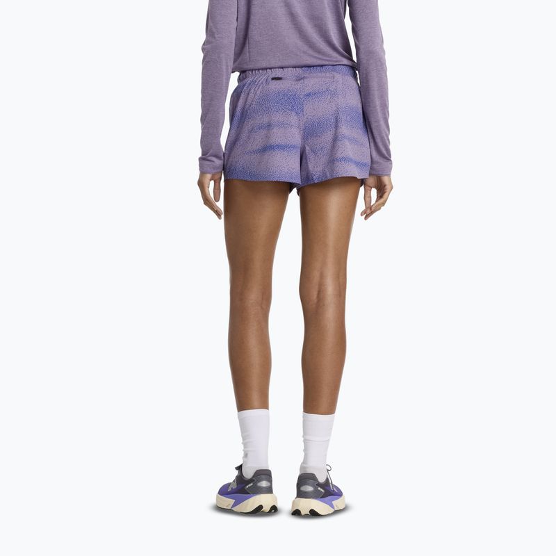 Spodenki do biegania damskie New Balance RC Printed 3" candided violet 2