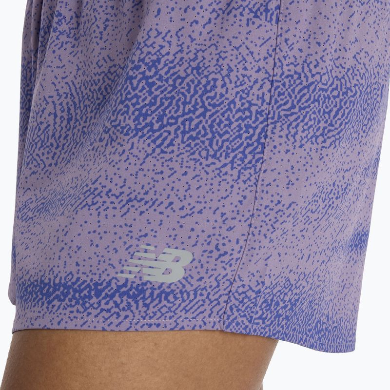 Spodenki do biegania damskie New Balance RC Printed 3" candided violet 6