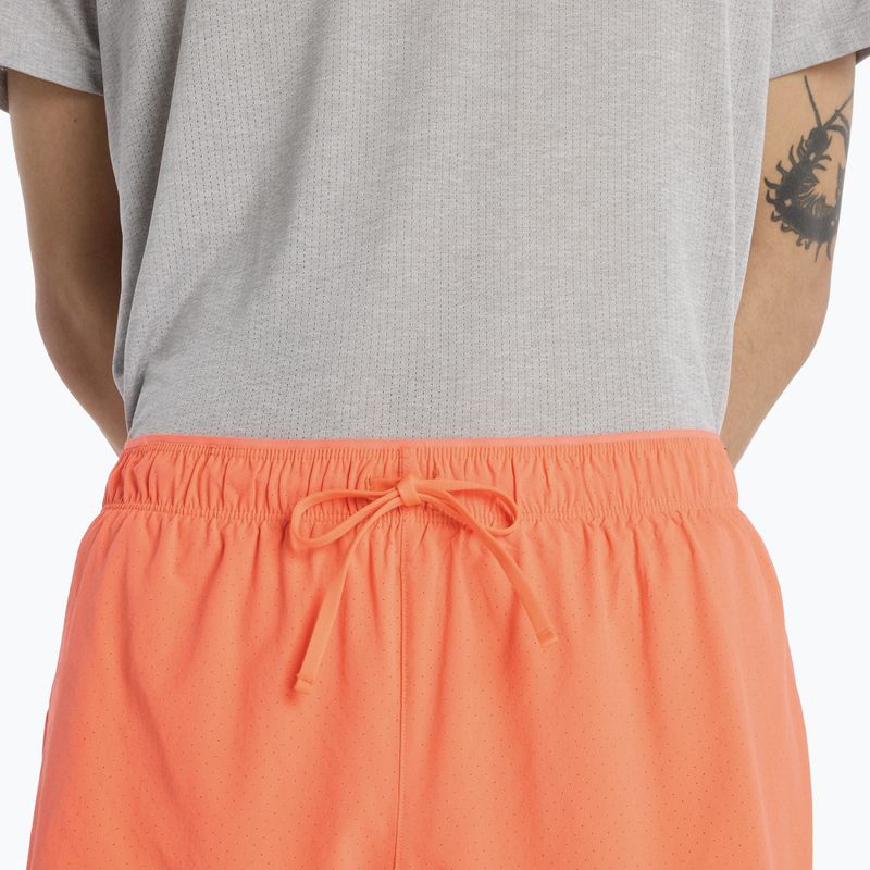 Spodenki męskie New Balance RC Seamless 5" tangerine heat 4