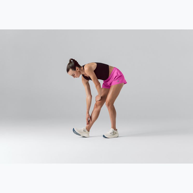 Spodenki damskie New Balance RC Seamless 3" pink heat 7