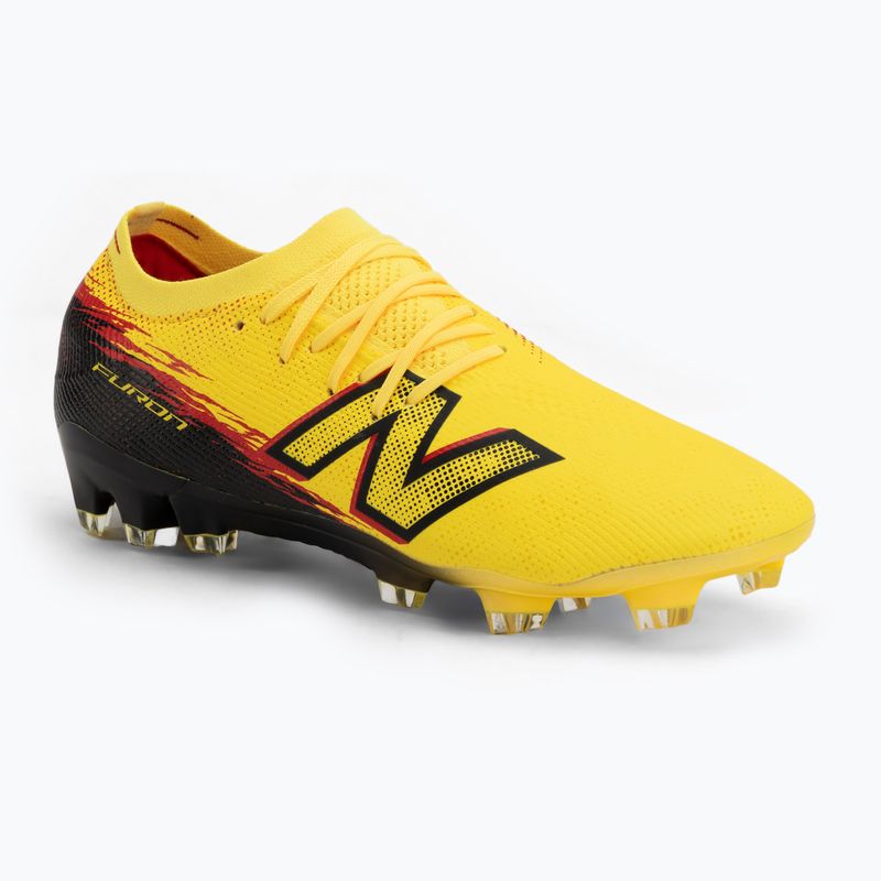 Buty piłkarskie New Balance Furon Elite V8 FG punch yellow/black 100/fire cracker