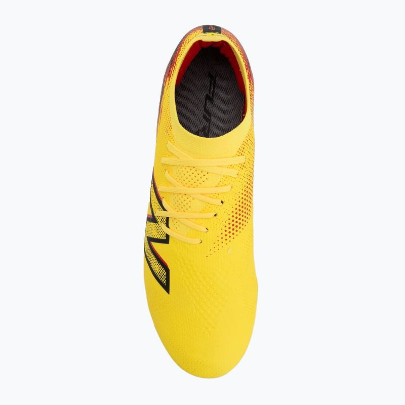 Buty piłkarskie New Balance Furon Elite V8 FG punch yellow/black 100/fire cracker 5