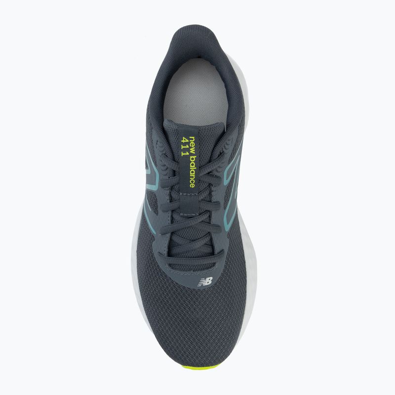 Buty do biegania męskie New Balance Fresh Foam 411's V3 graphite/alkaline green/faded teal 5