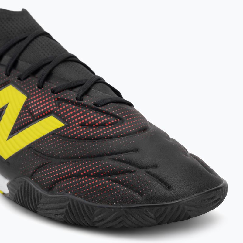 Buty piłkarskie New Balance Tekela Team Low V5 IN black 100/punch yellow/fire cracker 7