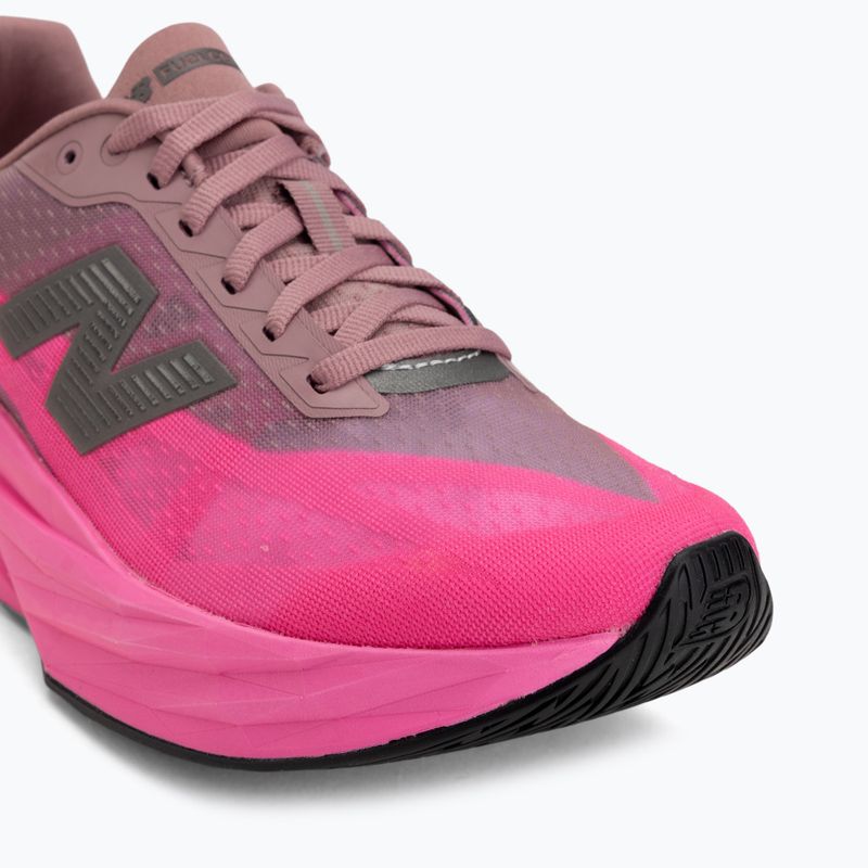 Buty do biegania damskie New Balance FuelCell Rebel V5 pink heat/rosewood 7
