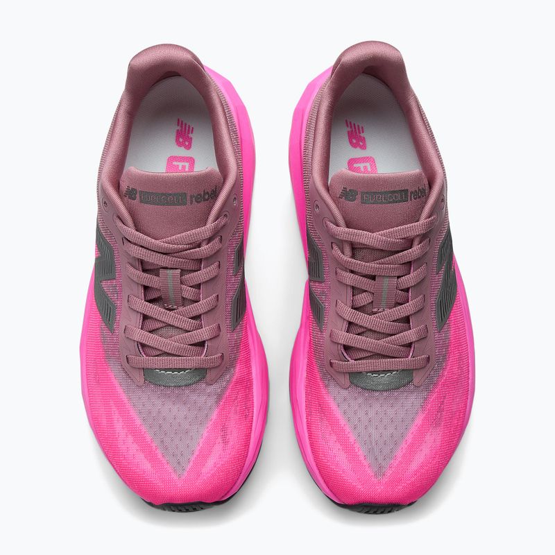 Buty do biegania damskie New Balance FuelCell Rebel V5 pink heat/rosewood 6