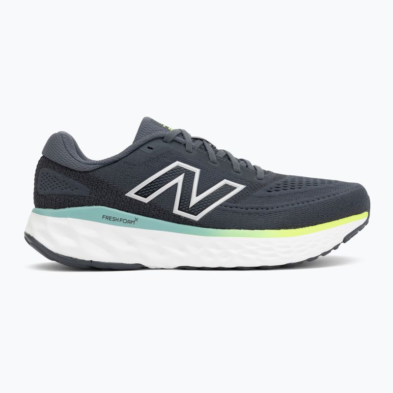 Buty do biegania męskie New Balance Fresh Foam Evoz V4 graphite/alkaline green 2