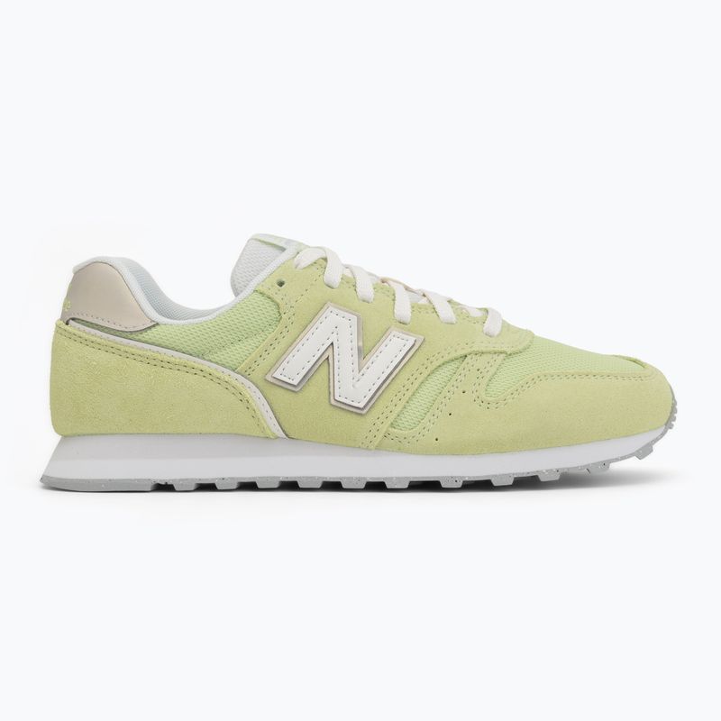 Buty damskie New Balance 373's V2 dry lime/dark silver metallic 2