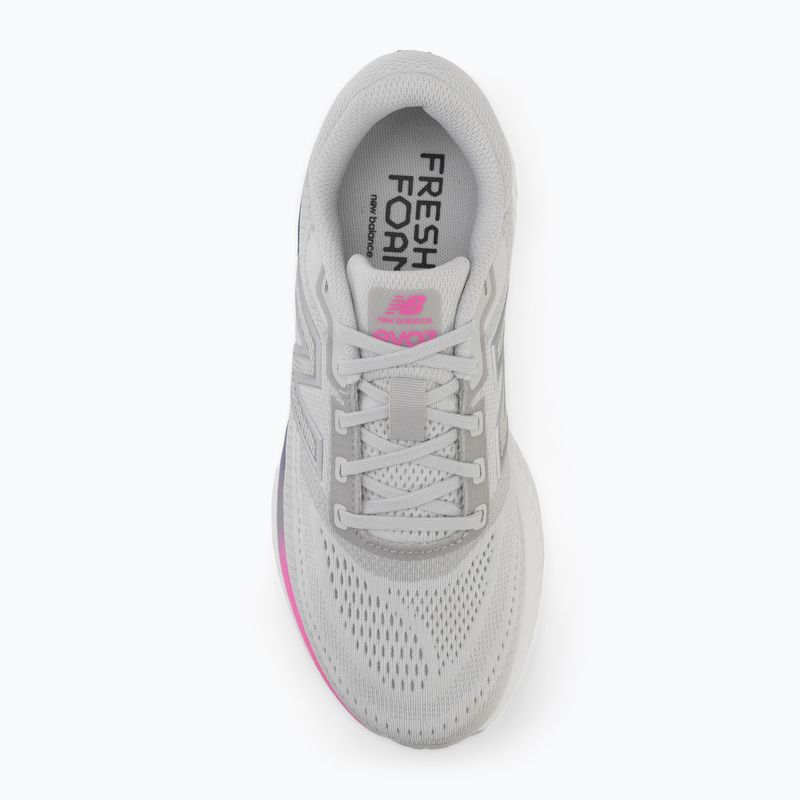 Buty do biegania damskie New Balance Fresh Foam Evoz V4 grey matter/pink heat/blue oyster 5