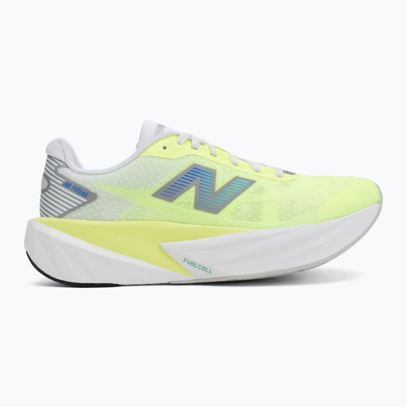 Buty do biegania damskie New Balance FuelCell Rebel V5 afterglow/deep end 2