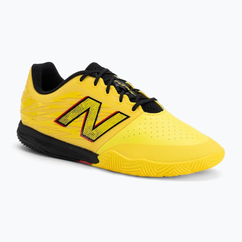 Buty piłkarskie New Balance Furon Pro V8 IN punch yellow/black 100/fire cracker