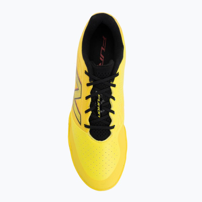Buty piłkarskie New Balance Furon Pro V8 IN punch yellow/black 100/fire cracker 5