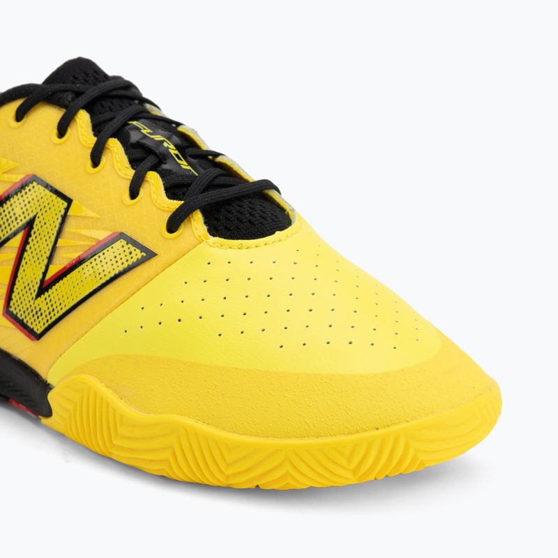Buty piłkarskie New Balance Furon Pro V8 IN punch yellow/black 100/fire cracker 7
