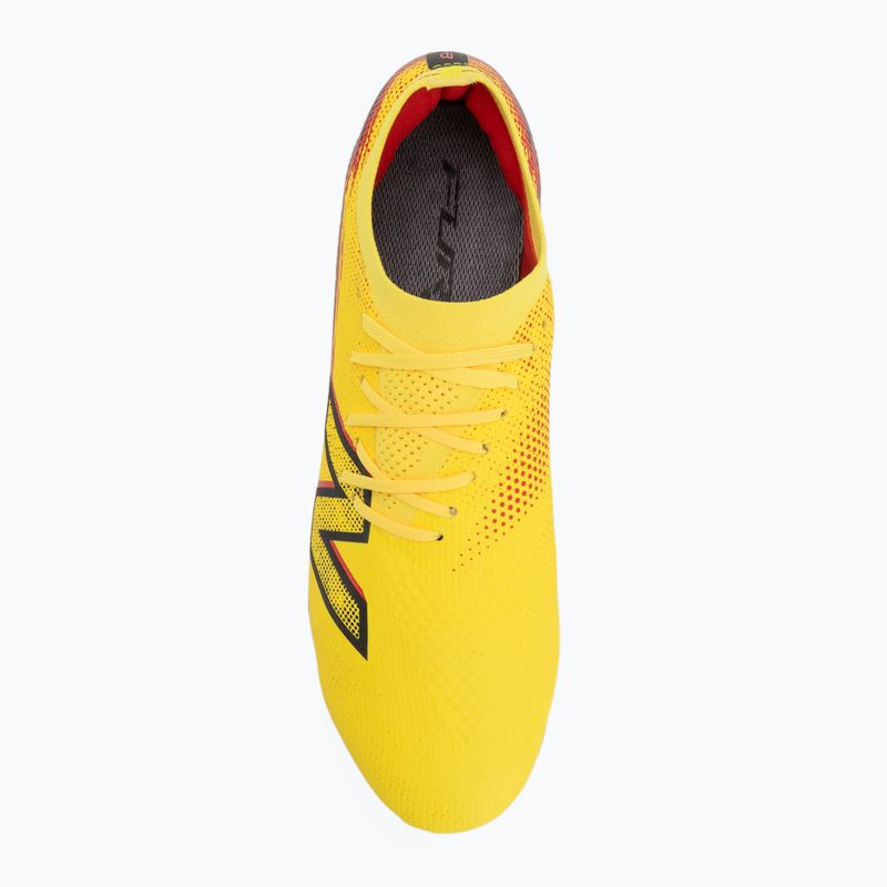 Buty piłkarskie New Balance Furon Elite V8 SG punch yellow/black 100/fire cracker 5