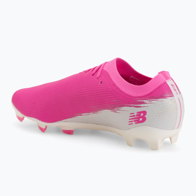 Buty piłkarskie New Balance Furon Team V8 FG pink heat/sea salt/gold metallic 3