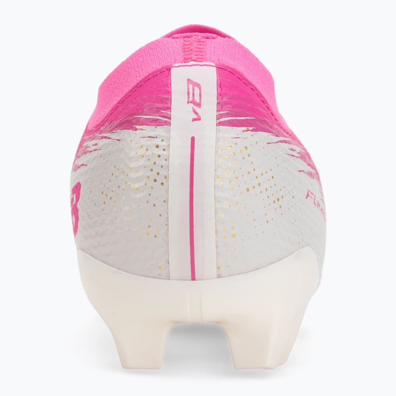 Buty piłkarskie New Balance Furon Team V8 FG pink heat/sea salt/gold metallic 6