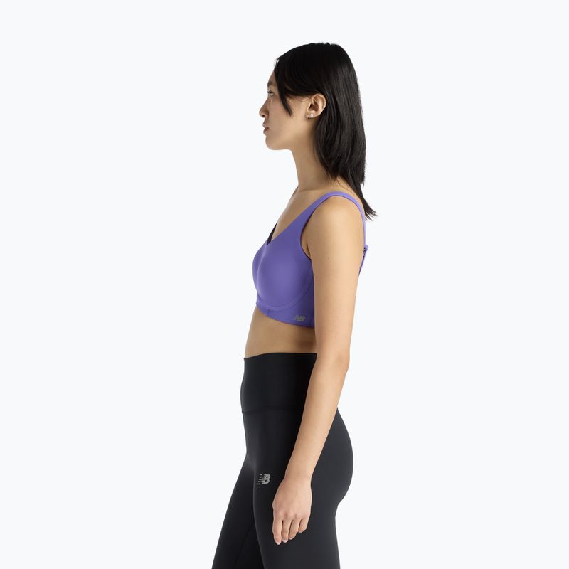 Biustonosz treningowy New Balance NB RC electric purple 4
