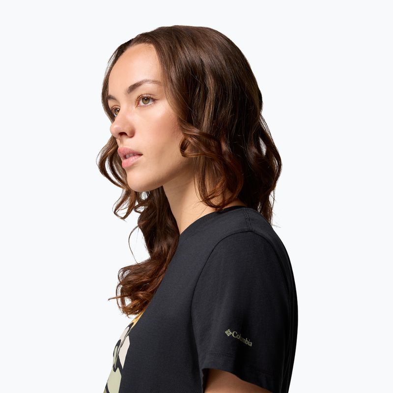 Koszulka damska Columbia Ruby Springs Graphic Fitted black/get hiked 6
