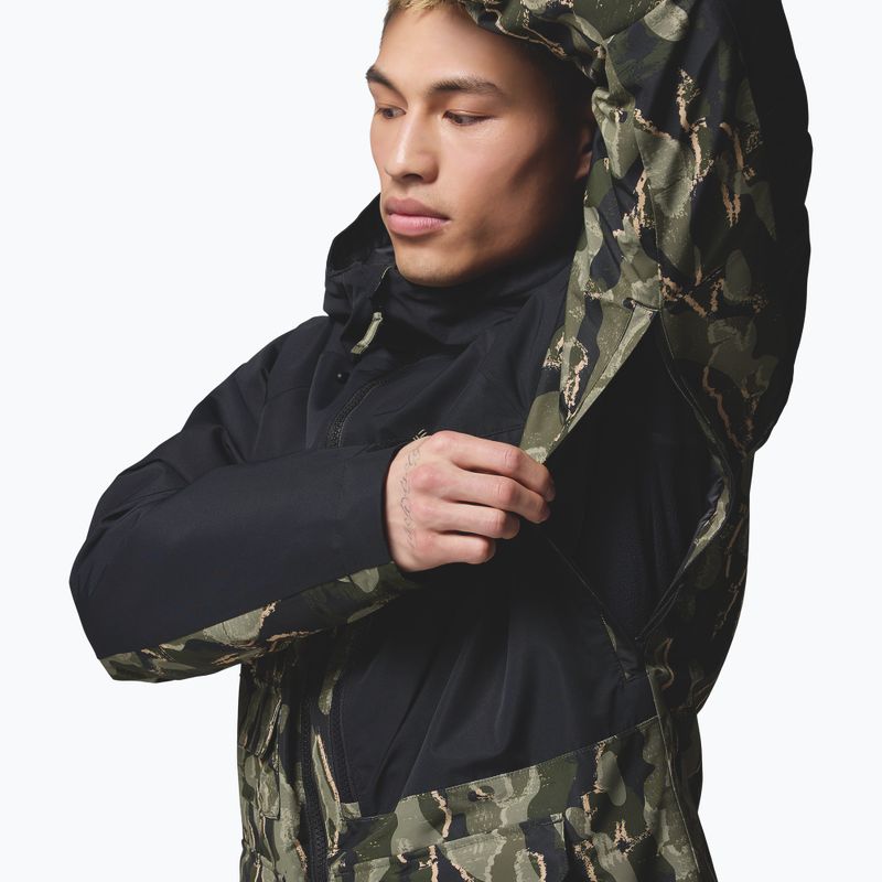 Kurtka snowboardowa męska Columbia Coreshot Print greenscape treebark print/black 8
